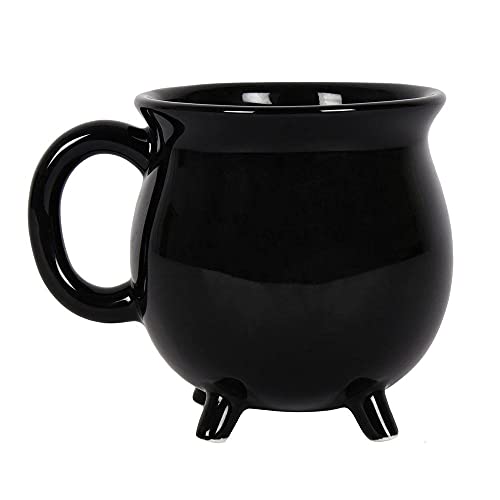 Image of black cauldron mug
