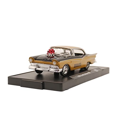 YCNXEB 1957 Ford Fairlane 500 Automodell Gold/Schwarz