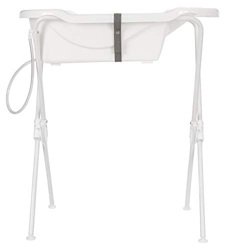 Banheira Ergonomica com Suporte, Tutti Baby, Branco