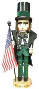 2013 Signed Karla Steinbach Nutcracker 19" *Abraham Lincoln* Made in Germany of Wood