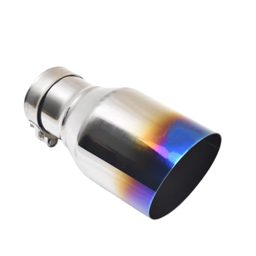 Embout d'échappement 2.5" en acier inoxydable 304 bleu haut de gamme