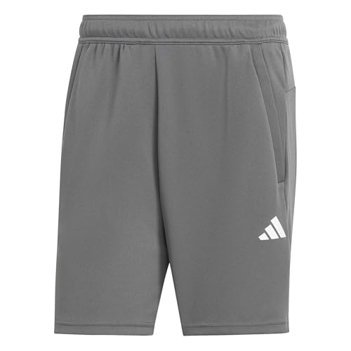 adidas Hombre Train Essentials All Set Training Shorts, Grey Five/White, L