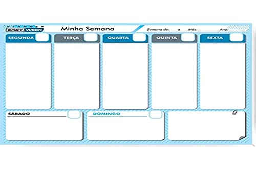 Planner Permanente Bloco 53 Folhas Easy Week, São Domingos