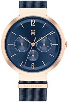 Tommy Hilfiger Quartz Analog with Blue Dial Blue Stainless Steel Strap ...