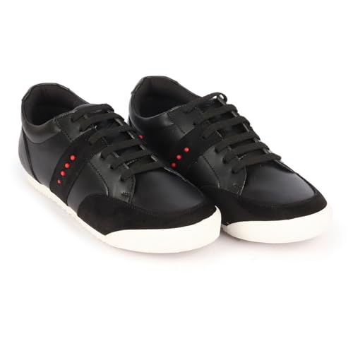 Image of FAUSTO Men's Classic Super Light Upper Soft Suede Leather Strap Lace Up Sneakers Shoes