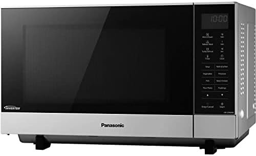 Panasonic NN-SF464MBPQ Flatbed Microwave Oven, 27 Litre, Silver