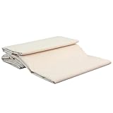 Leinentuch Baumwollstoff 160×100 cm, einfarbiger Musselin Meterware aus 100% Baumwolle, ideal zum Nähen von Kleidung, Sticken und Bastelarbeiten