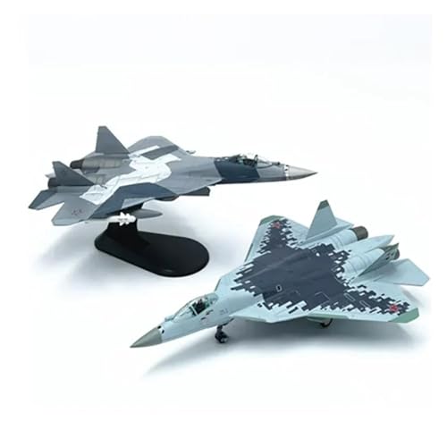 SU57 Fighter avion militaire miniature 1/100 modèle moulé sous pression - 6