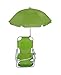 YXIUER Chaises Pliables à la Plage en Plein air avec Parapluie Multifonctionnel Korea Camping Chaise Portable inclinable pneumatique for Enfants (Color : Green)