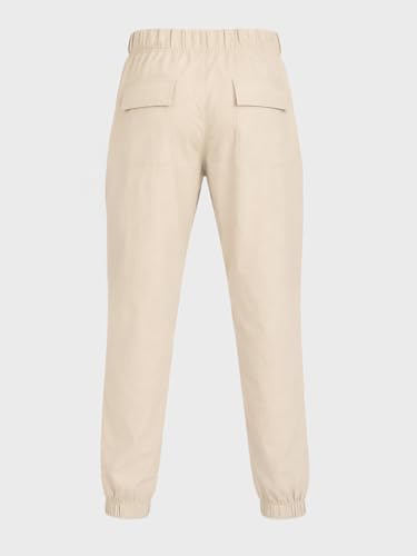 Image of The Indian Garage Co Men Relaxed Fit Mid-Rise Stretchable Cargos