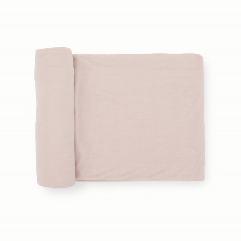 Image of Little Unicorn Premium Stretch Knit Swaddle Blanket | Super Soft with Optimal Stretch & Breathability for swaddling (Soft Blush)
