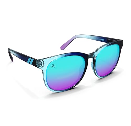 Blenders Eyewear H Series – Polarized Sunglasses – Round Cat Eye, Spring Loaded Hinge – 100% UV Protection – Unisex – Miracle Nicky