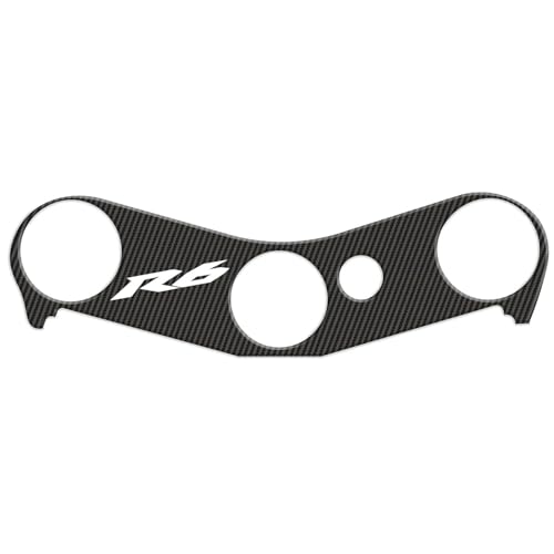 Pegatinas fibra carbono Yamaha YZF R6 tija triple árbol frontal
