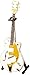 Axe Heaven BS-091 Brian Setzer White Hollow Body Mini Guitar