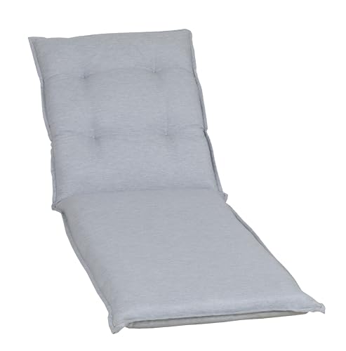 Beo® Barcelona Liegenauflage Gartenstuhlauflagen | Waschbar, Atmungsaktiv, UV-beständig | Made in EU nach Öko-Tex Standard | 191x58x8 cm Sitzkissen Outdoor für Relaxliegen