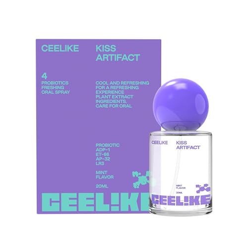 CEELIKE Fresh Breath Spray Alcohol-Free Oral Spray Instant Fresh Breath Spray for On-the-Go Freshness Pocket Size for Daily Oral Care 20ml