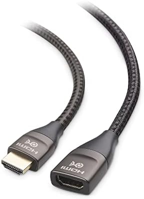 Cable Matters 48Gbps Ultra 8K HDMI Extension Cable 1m (HDMI Male to Female Extension Cable/HDMI Extender Cable)