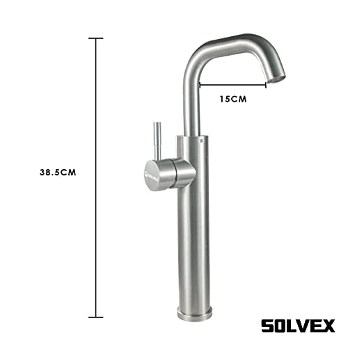 SOLVEX Rubinetto per Lavabo Alto,Miscelatore