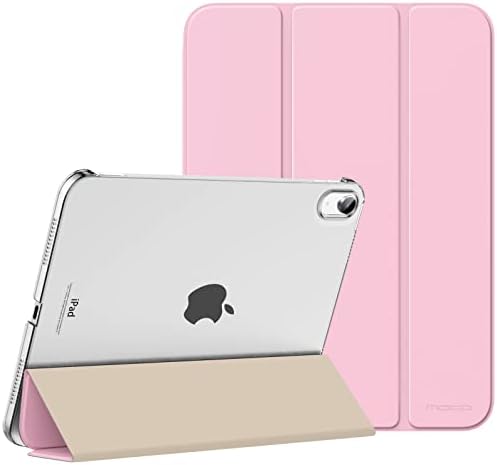 MoKo Case for iPad 10th Generation Case 2022, Slim Stand Hard Back Shell Smart Cover iPad 10.9 Inch Case with Auto Wake/Sleep, Black
