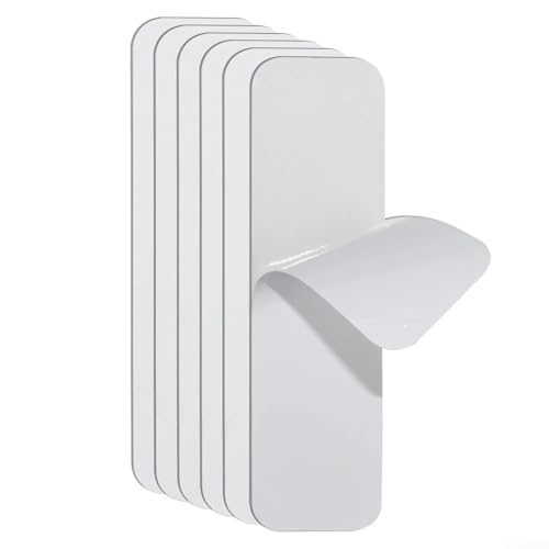 Lot de 6 supports de sonnette double face sans perçage pour sonnette vidéo Blink Battery Blanc