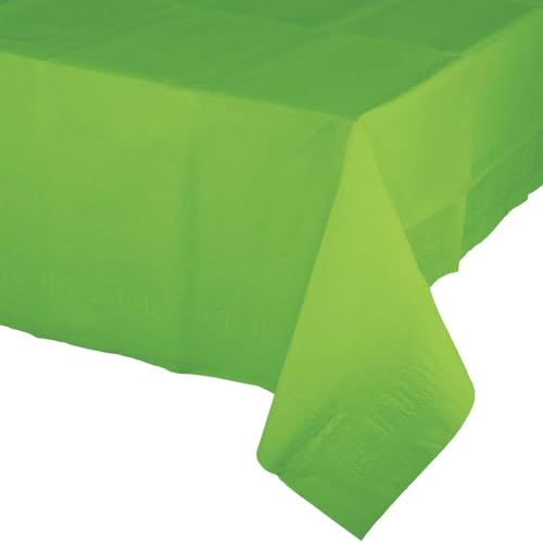 Trendware Fresh Lime Green Paper Tablecloths, 3 Count