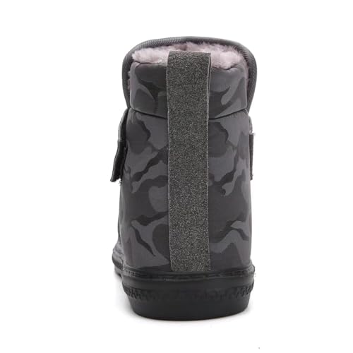 Mens Womens Camouflage Wide Casual Winter Boots for Snow Walking Working2