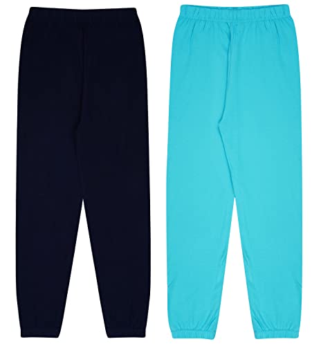 Image of KYDA KIDS Boy's Regular Fit Mid Rise 100% Cotton Track Pant - (Pack of 2)