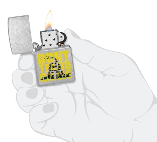 Encendedor Zippo Street Chrome Don’t Tread on Me miniatura 4
