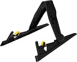 Hercules Suporte para Guitarra e Violão GS200B | de Chão, Dobrável, Leve, Compacto, Base com Regulagem, para Palco Estúdio Igreja