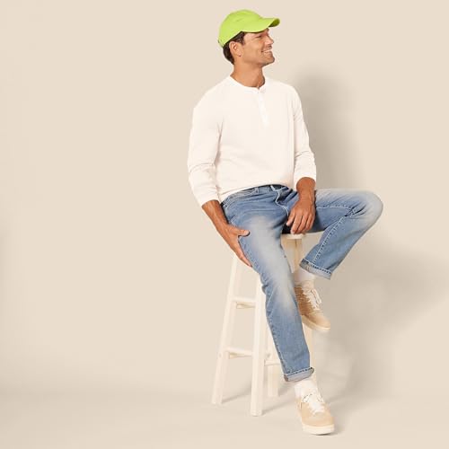 Image of Amazon Essentials Men's Long-Sleeve Henley Shirt