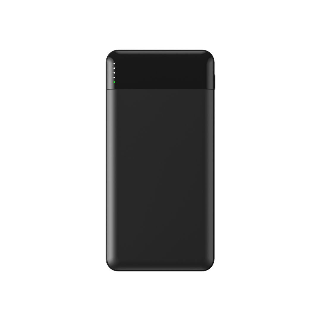 WE Batterie de Secours, Power Bank, 10 000 mAh, 1 Port USB-A 18W +1 Port USB-C 20W, Charge Rapide, Charge Induction 15W sans-Fil certifié Qi, Coloris Noir