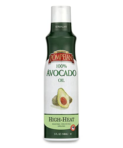 Comparison: Best Cooking Spray For Grill 10 Pompeian 100% Avocado Oil Cooking Spray, Mildly Nutty Flavor, No Propellant, 5 Fl Oz