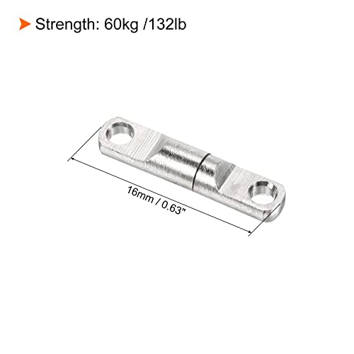 PATIKIL Fishing Heavy Swivel, 10Pcs 132lb Copper Bearing Wind on Terminal Tackle for Big Game Fishing Silver - Image 2