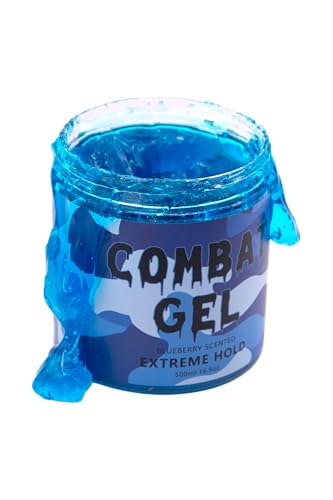 Combat Gel extreme hold hair gel (500 ML, Blueberry)