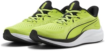 Puma Skyrocket Lite 1/2 Unisex Adults' Running Shoes, Sunny Lime-Puma Black-White (11), 27.5 cm