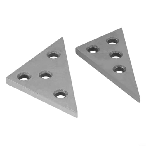Zenllihome Lot de 2 blocs d'angle en métal solides 30-60-90 et 45-45-90 degrés Jauge d'angle de précision Outil de mesure 18 x 10 x 4 cm pour atelier d'ingénierie