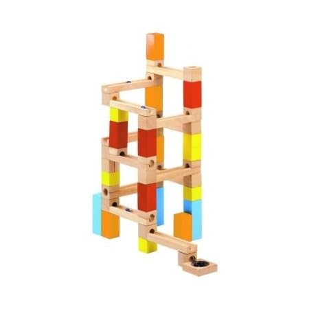 Amazon ビー玉 転がし レール 54 ピース ジェットコースター マーブル レールセット 木製 知育玩具 イギリス デザイン Import ピタゴラスイッチ ブロック おもちゃ Amazon ビー玉 転がし レール 54 ピース ジェットコースター マーブル レールセット 木製 知育玩具 イギリス デザイン Import ピタゴラスイッチ ブロック おもちゃ