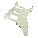 YJB PARTS Fat-ST(SSH) ストラト用ピックガード ミントグリーン3P インチ 日本製