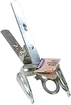 Defenders STV312 Mole Claw Trap (Catch and Kill Trap to Control Moles, Protects Lawns and Gardens, Durable, Rust-Free, All-Weather Design), Silver, 8.0 cm*22.0 cm*10.5 cm