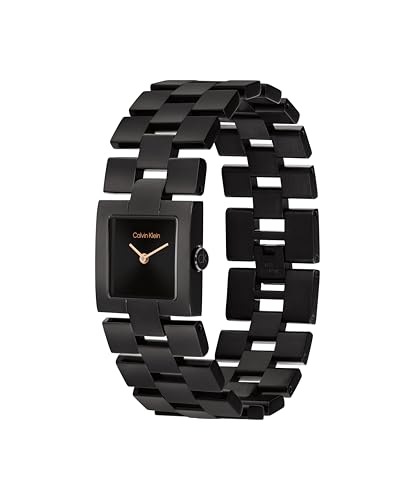 Miniatura 2 de Calvin Klein Reloj De Movimiento De Cuarzo De Dos Manecillas para Mujer Colección CK Meridian con Caja Rectangular y Correa de Acero Inoxidable