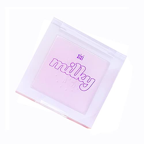 Rouge-Palette, Milk Galaxy Soft Mist Blush Monochrome Blush-Palette Matte Vitality Nude Make-up Rouge Repair Blush Tragbares tägliches leichtes Make-up Rosa zartes Mädchen schöne Frau (Taro-Paste) Cover