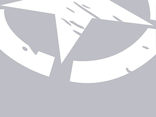 Hooke Road Star Bumper Sticker Body Truck Cars Decals Decoration For Jeep Wrangler Yj Tj Jk Jl Gladiator Tundra Tacoma F150 Ram Pickup Trucks All Cars - White, 6.3Inches #TOP3