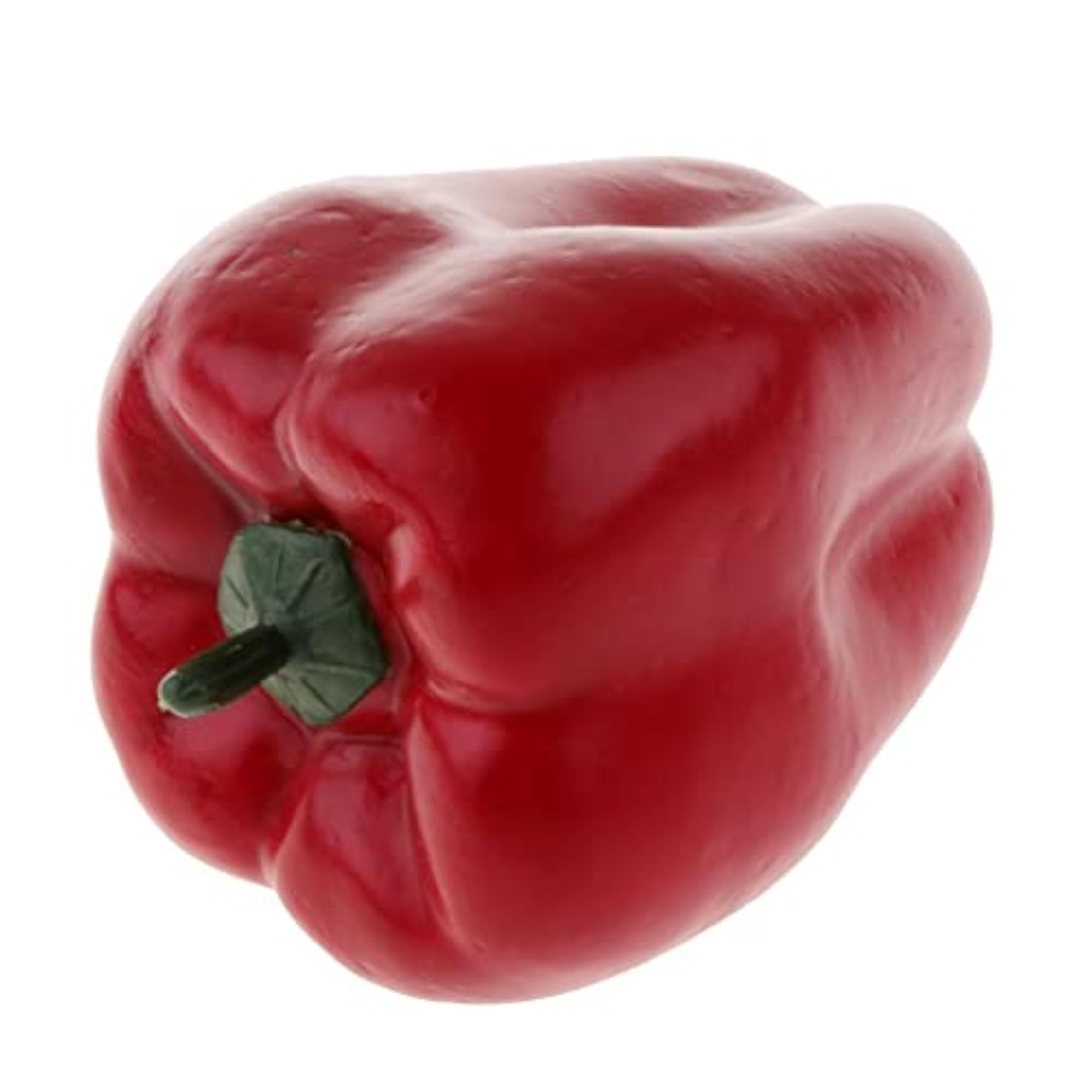 Realistic Artificial Red Bell Pepper Decorative Food