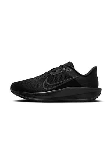Nike Men's Quest 6 Road Running Shoes, Black/Dark Smoke Grey, 10.5