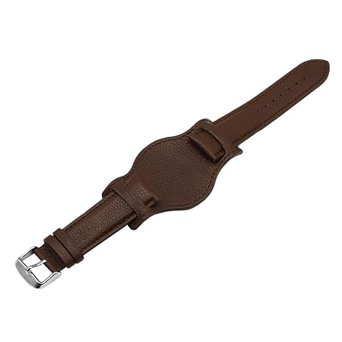 BESTYASH 1pc Premium Leather Watchband -metal Allergy Strap for Watches and Stylish Replacement Wristband for Casual Wear and Special Occasions