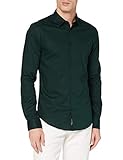Slim Fit Shirt Scotch & Soda Mens Baumwoll Slim Fit Shirt, Fern 1214, XXL