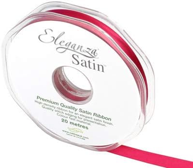 Eleganza Double Faced Satin 10mm x 20m Pistachio No.27, 10 mm x 20 m