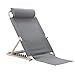 LAMXF Appui Dos pour Lit Plage Dossier de Repos pour la Plage Lit Réglable avec Appui-tête pour Soulager la Stress et Fatigue, Corriger la Posture pour Canapé Lit Chaise,Pliant Chaise de Plage