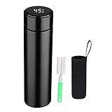 Coffee thermos,Coffee bottle,Tea Infuser Bottle,Smart Sports Water Bottle with LED Temperature...