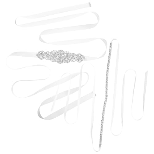 Ceintures de mariée en cristaux pour ajuster et illuminer une robe de soirée